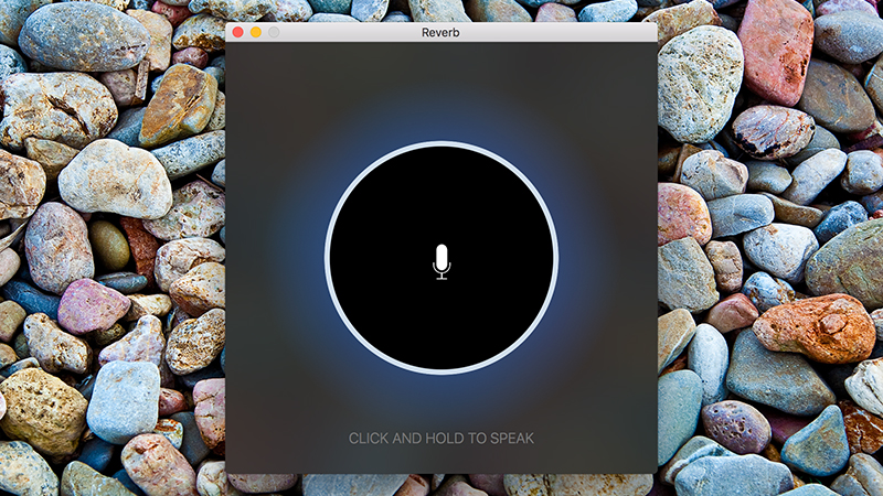 Reverb is a genuine Alexa app for the desktop developed by Rain. Image: Screenshot